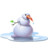 Pool snowman Icon